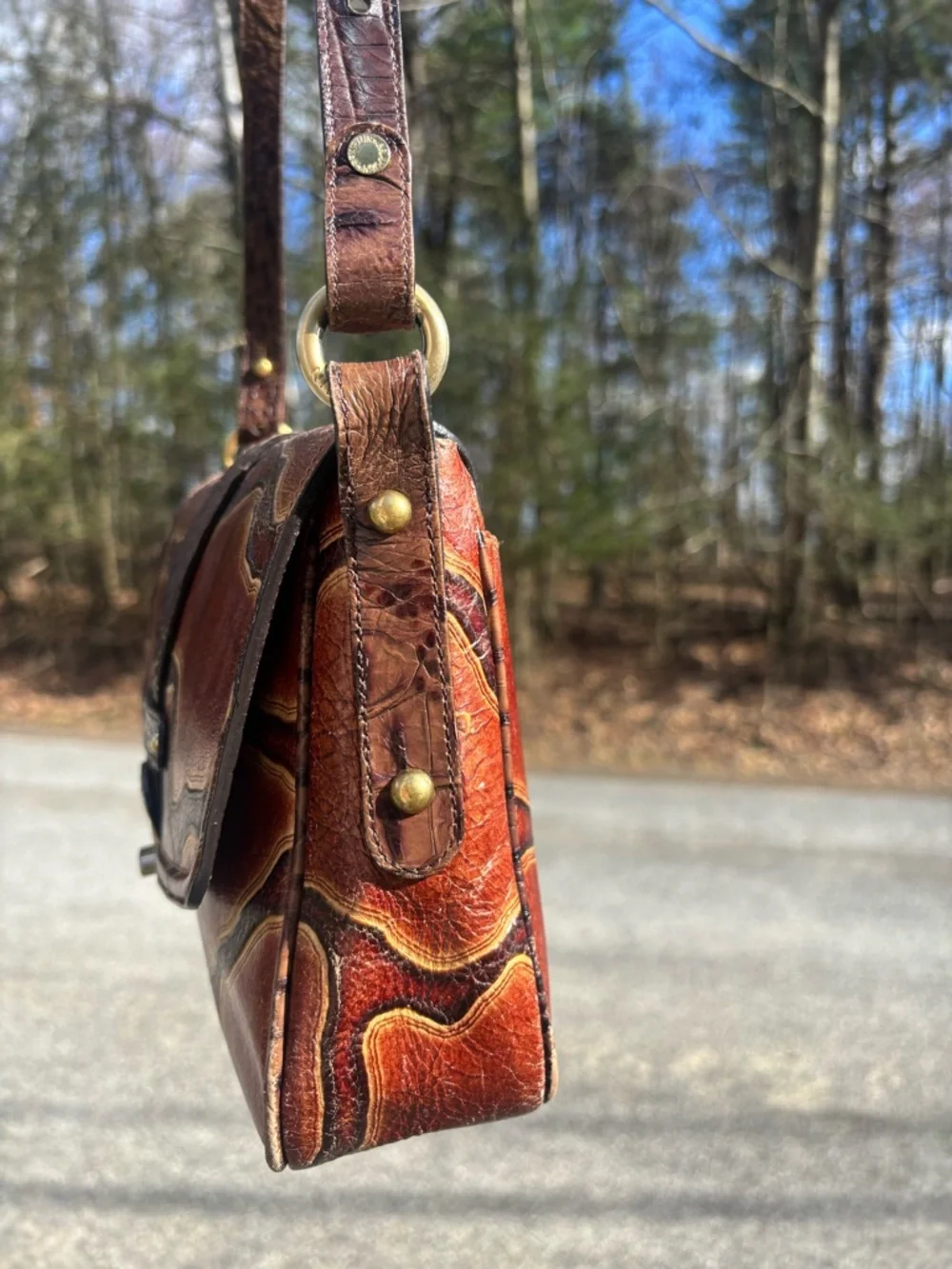 Brahmin Leather Crossbody Bag Limited Edition - Picture 12 of 17